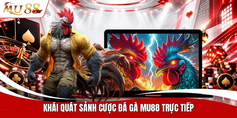 Khái quát sảnh cược đá gà MU88 trực tiếp