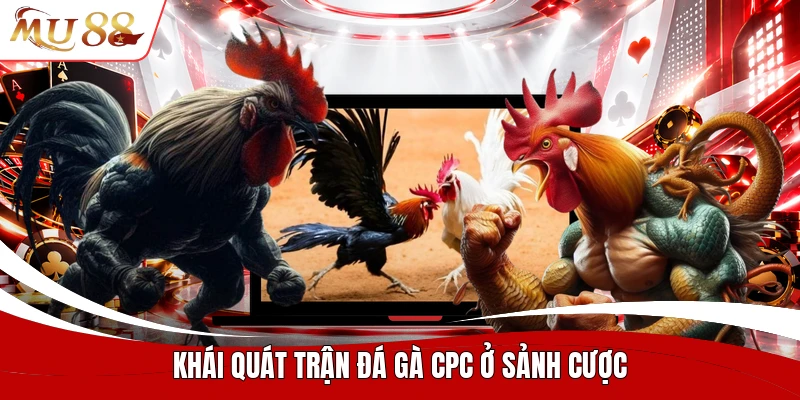 Khái quát trận đá gà cpc ở sảnh cược