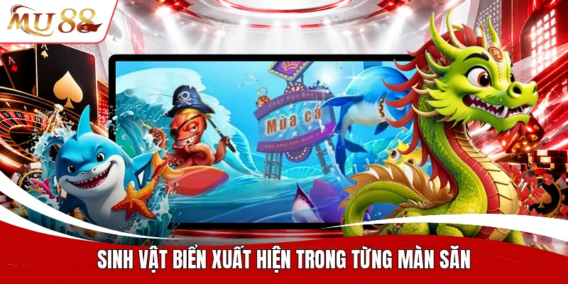 Sinh vật biển xuất hiện trong từng màn săn